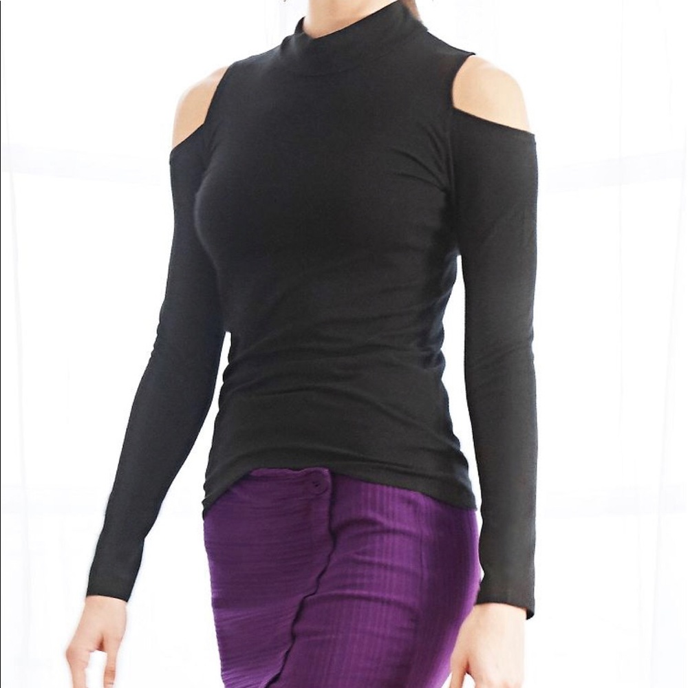 Blue Canoe Cold Shoulder Top